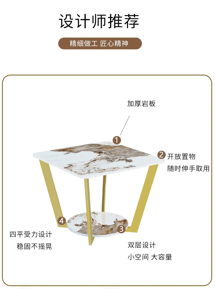 Designer Clear Coffee Table Industrial Aesthetic Standing High Coffee Table Computer Outdoor Unique Metal Couchtisch Furniture