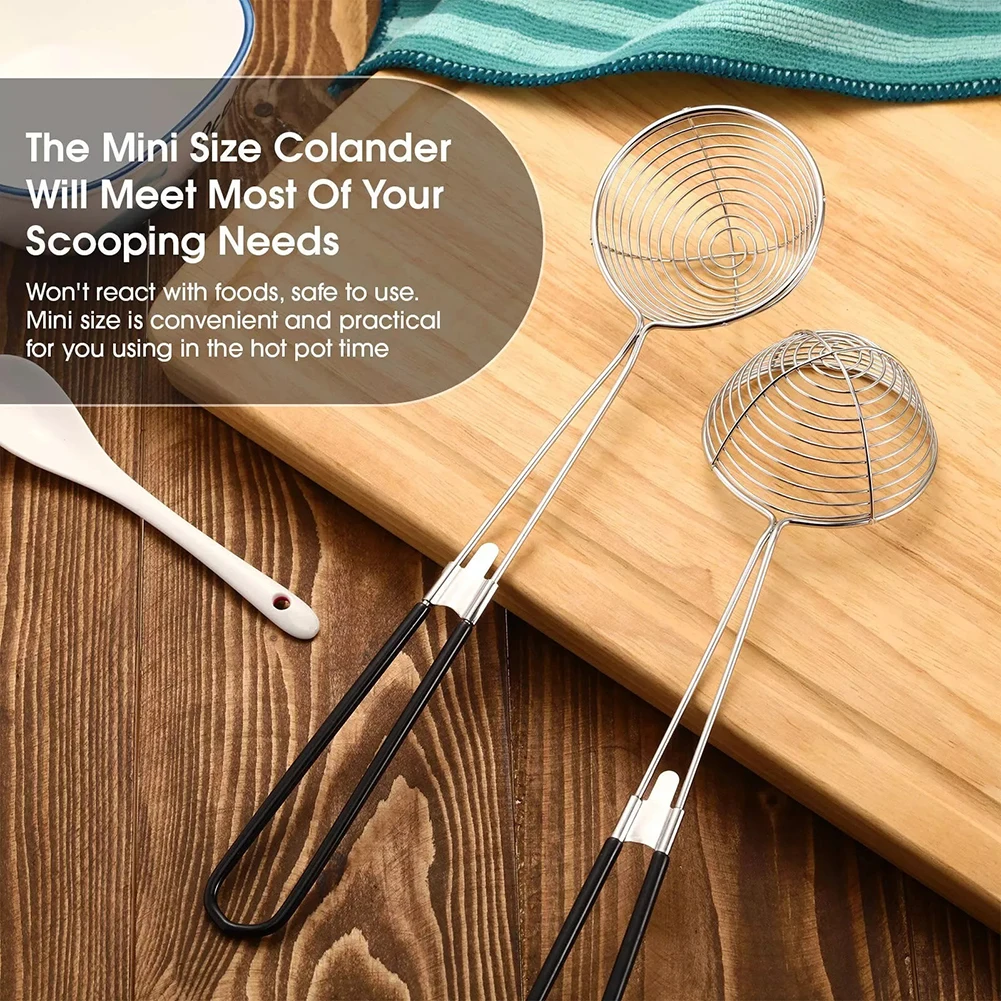 

Дуршлаг Из Нержавеющей Стали с красной ручкой для чая, 8 шт.