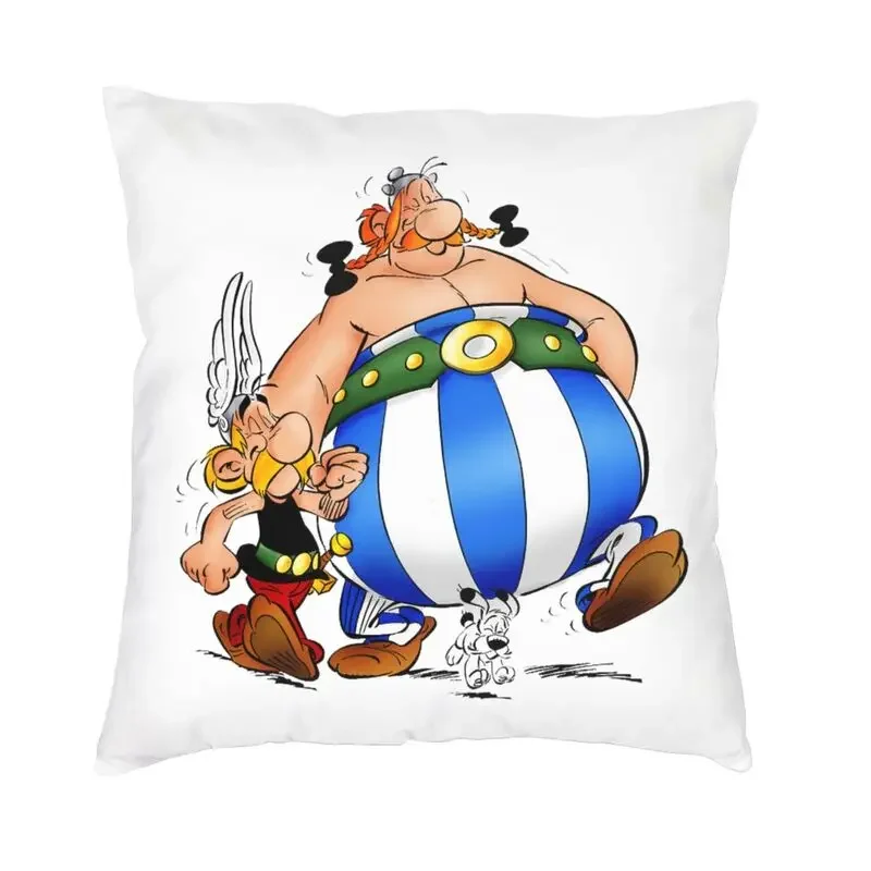 

Anime astrix Obelix Idefix pillow modern covers home decorative 3D printed pillow cover sofa car seat pillowcase