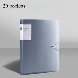 A4 Transparent Certificate & Paper Storage Organizer Folder (1pc - grey)