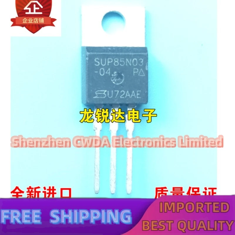 

10PCS-20PCS SUP85N03-04P SUP85N03 TO-220 MOS 85A30V In Stock Can Be Purchased