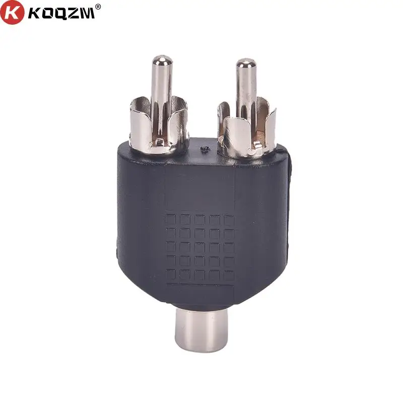 Y разветвитель RCA 3 5 стерео со штекера на гнездо 2 штекер Адаптер для наушников