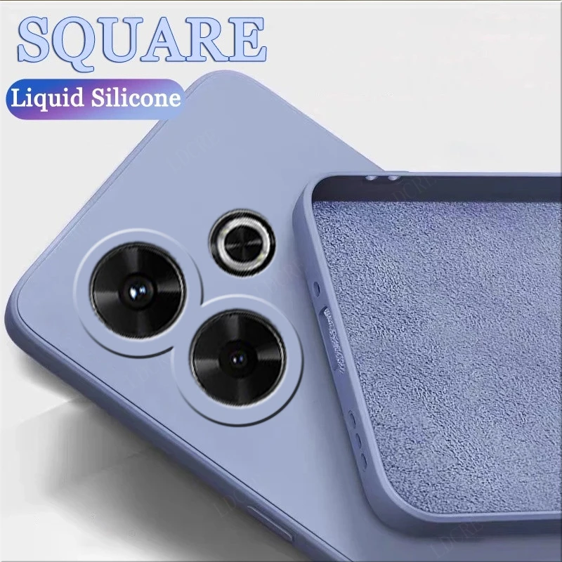 Shockproof Original Liquid Silicone Phone Case Cover - Soft TPU Bumper Back
