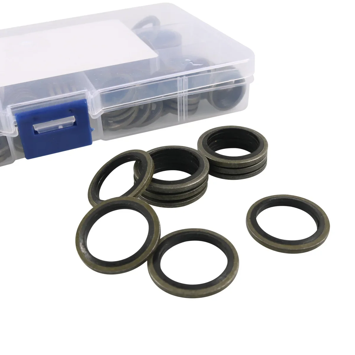 110PCS Universal Rubber O-Ring Assortment Set Gasket Automotive Seal SAE Kit