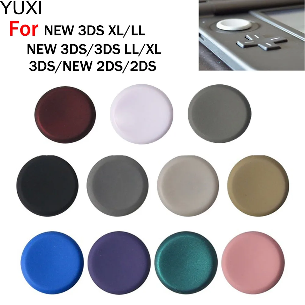 For 2DS 3DS XL LL Analog Controller Stick Cap 3D Joystick Cap For New 2DS 3DS XL/LL Thumbstick Button Replacement Accessories