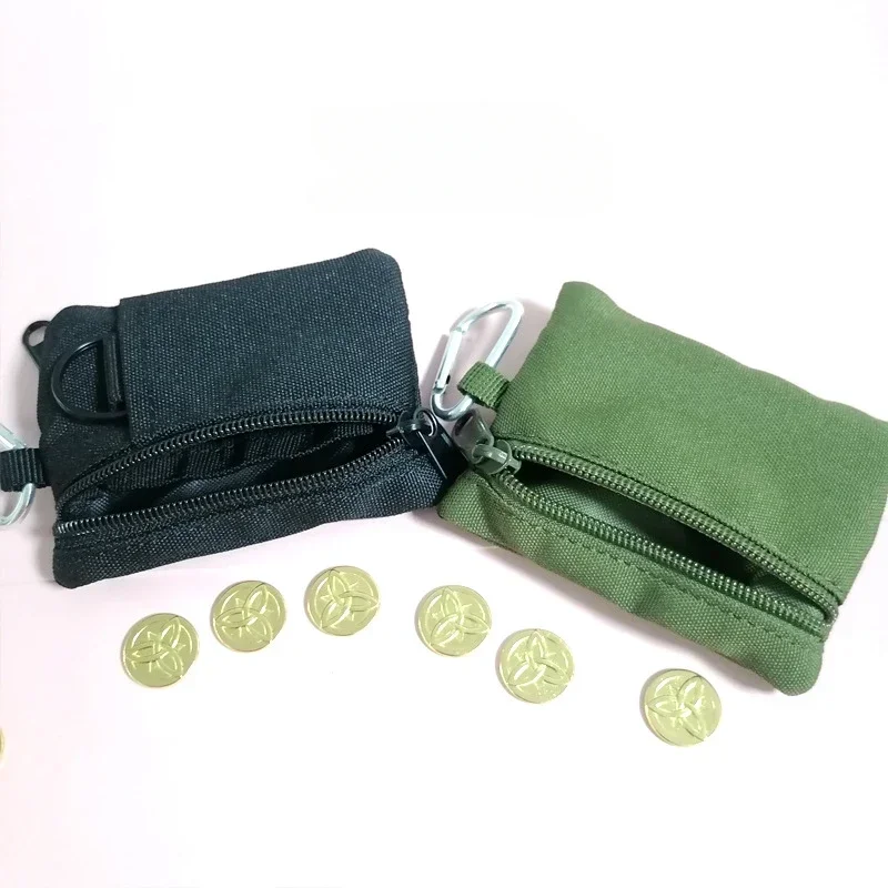 Solid Color Square Round Coin Bags Outdoor Mini Multifunctional Sport Wallet Earphone Key Storage Bag ID Credit Bank Card Holder