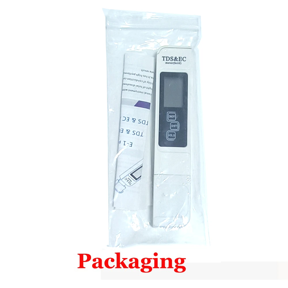 Water Quality Detection Pen Household Drinking Digital Water Quality Tester TDS EC Meter 0-9990 Temperature Meter TEMP PPM Test 6