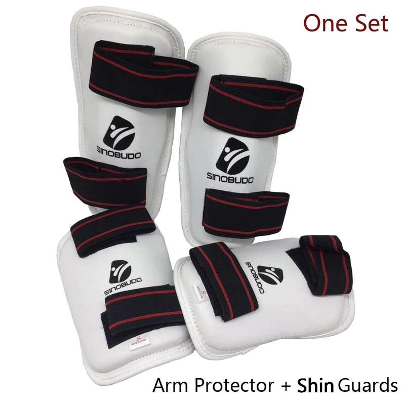 

Taekwondo arm shin Guards kick boxing protector Sanda taekwondo boxing Leggings Ankle protection for MMA Muay thai shin pads