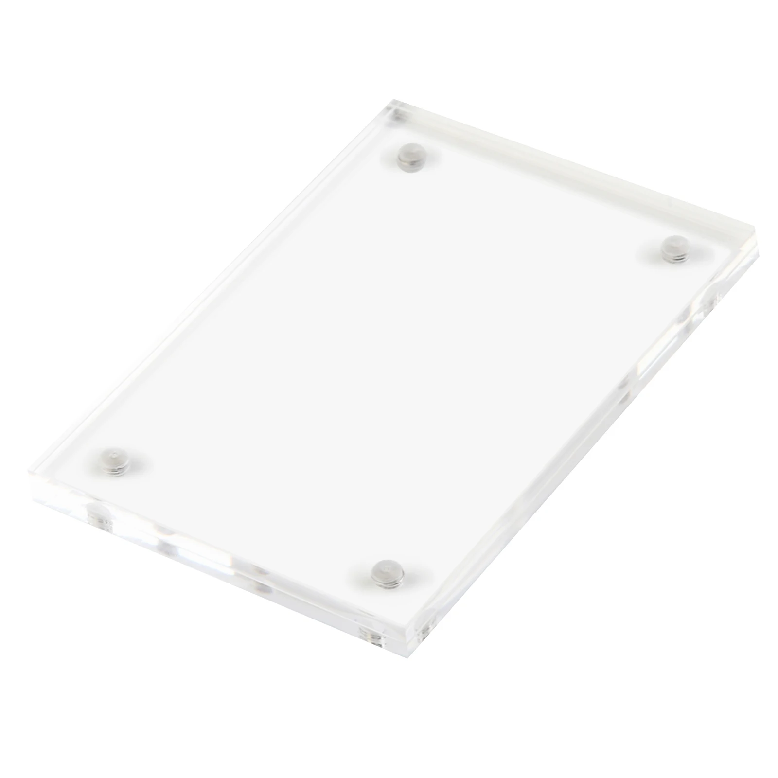 Transparent Acrylic Photo Frame Magnetic Poster Display Stand