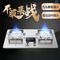 Home Gas Stove - Double Burner, Embedded, Energy-Saving, Fierce Fire, Gas Cooktop. gas burner stove 1