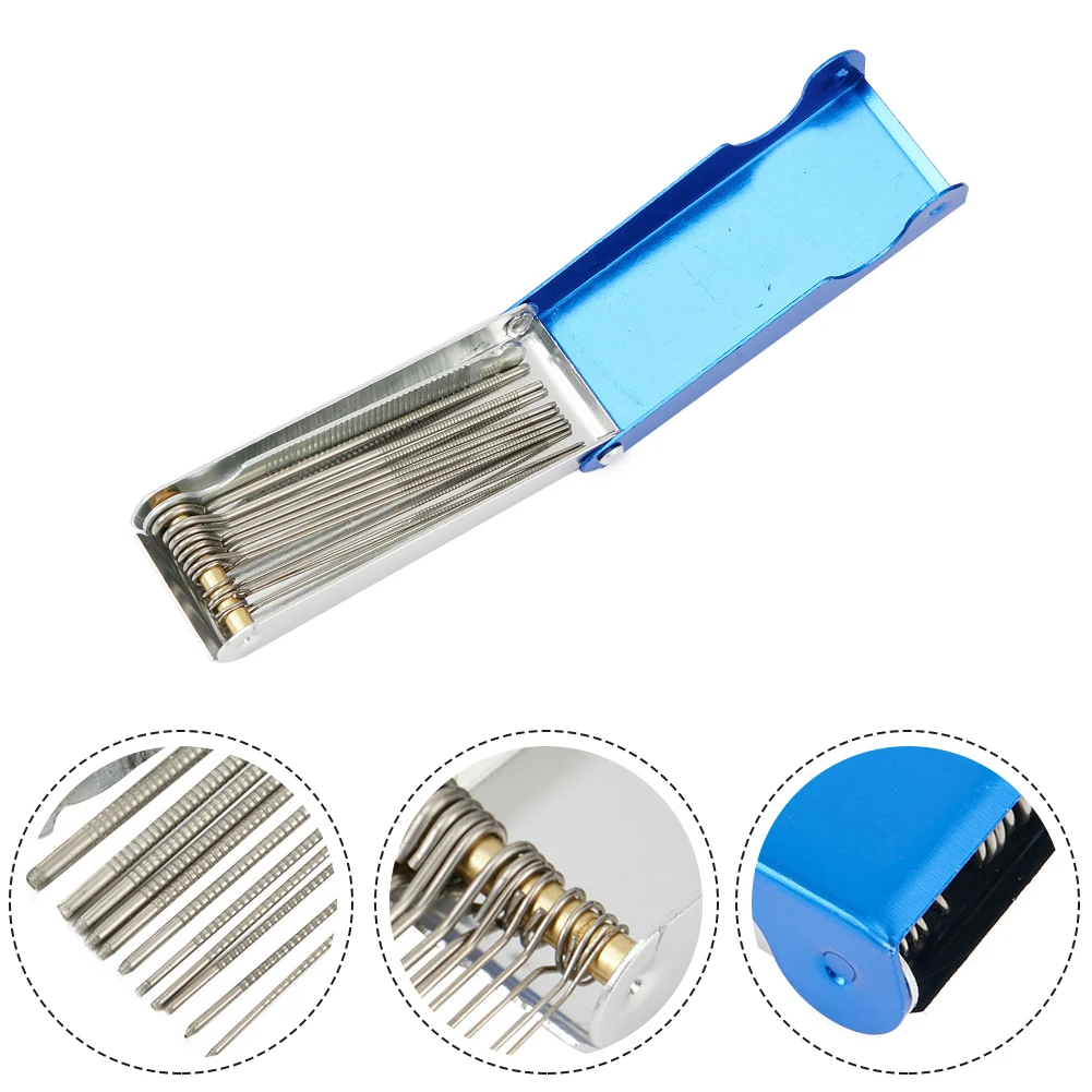 

Cleaner Carburetor Jet ATV Wire Blue + Silver Carb Cleaning Tool Motorbike Universal High Quality Hot Sale Latest