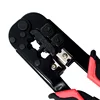 Red rj45 crimper RJ11 RJ45 Crimping Tool Ethernet Network LAN Cable Crimper Cutter Stripper Plier for 6P 8P RJ-11/RJ-12 RJ-45 5