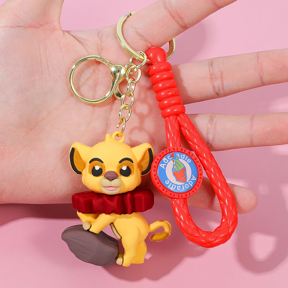 Disney Lion King Simba Cartoon Keychain Cute Bag Hanging Pendant ...