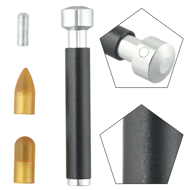1Set*Car Body Dent Tap Down Pen Paintless Knock Down Pen Head Tips Ding Hammer Hail Removal Kits Paintless Dent Repair Tool 5