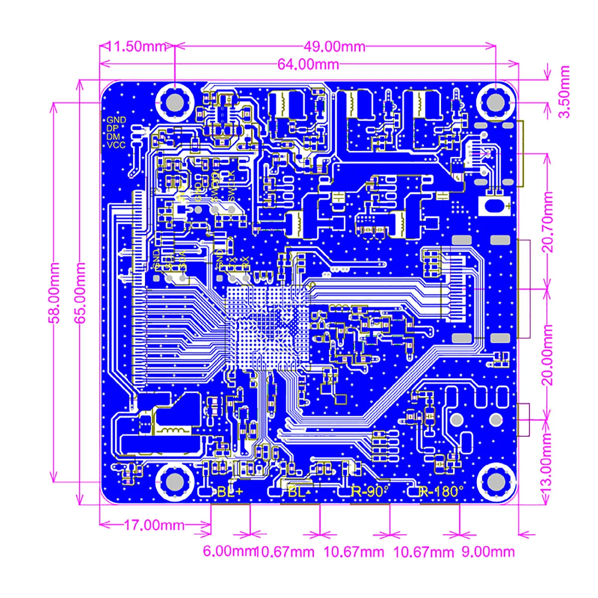 Display Lcd para Projetor Faça Você Mesmo Raspberry pi Placa Wifi 2k 5.5 2560x1440 Ps3 Ps4 360box - Imagem 2