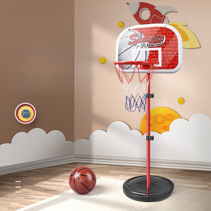 Toddler Adjustable Basketball Hoop 120-200CM Kids Basketball Bracket Outdoor Indoor Ball Games Backboard Kids Toys
