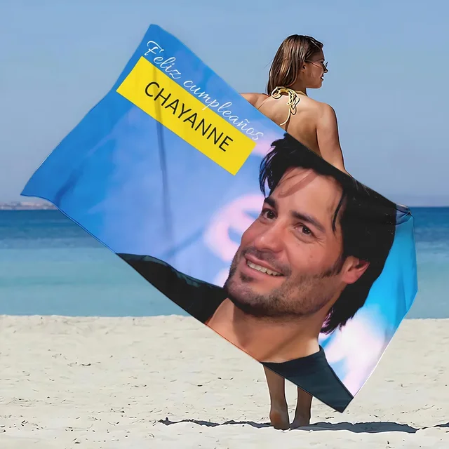 Chayanne Dance With Me Beach Towel Microfiber Sand Free Quick Dry Sandproof Pool Towels Gift for Women Travel Gym Shower Camping 6