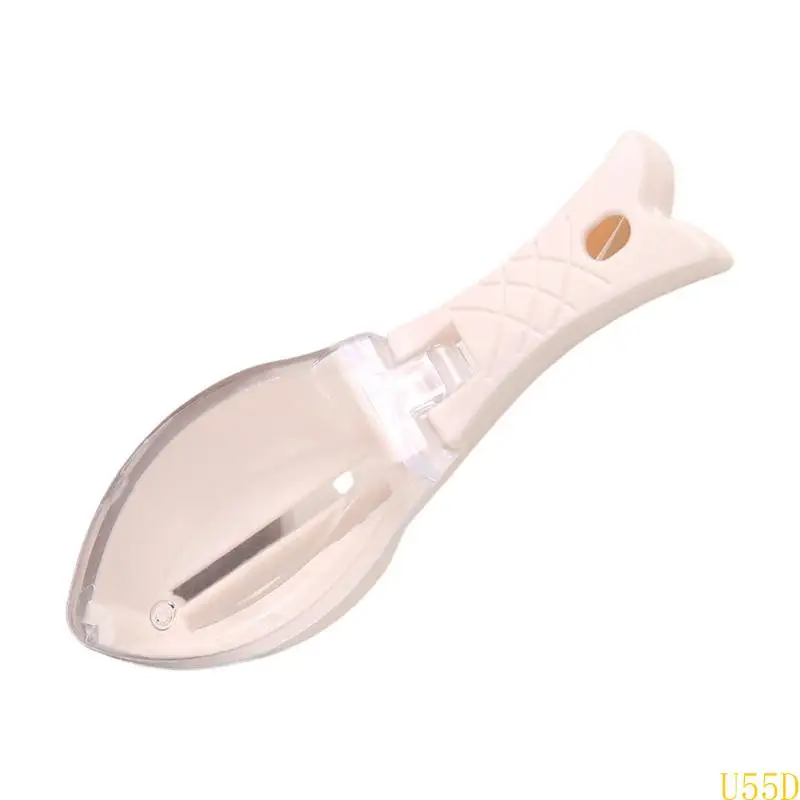 U55d 생선 피부 브러시 빠른 제거 물고기 스케일 스크레이퍼 행성 부엌 요리 액세서리