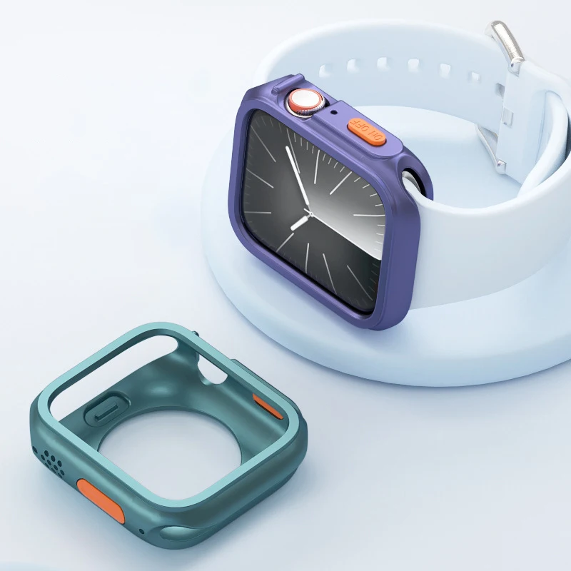 

Прочный чехол для часов Apple Watch 40 мм 41 мм 44 мм 45 мм, гибкий мягкий ударопрочный чехол из ТПУ без рамки экрана iWatch серии 9/8/7/6/5/4/SE