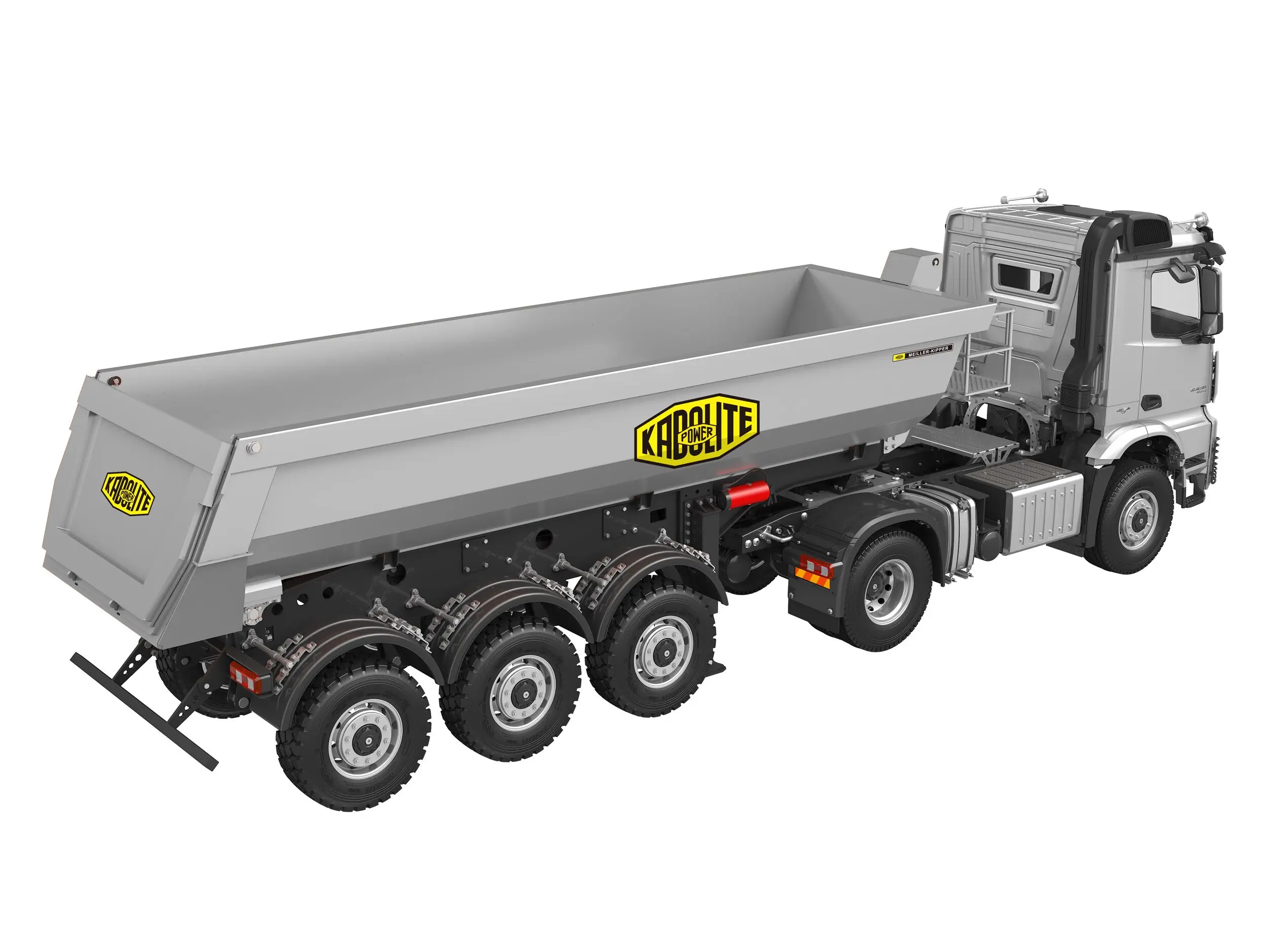 Toys 1/14 Kabolite 5801 4x4 RC Tractor Truck  With Dumper Trailer Assembled Cars Vehicle Motor Light Sound Model Toys for Boys 4