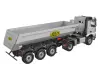 Toys 1/14 Kabolite 5801 4x4 RC Tractor Truck  With Dumper Trailer Assembled Cars Vehicle Motor Light Sound Model Toys for Boys 4