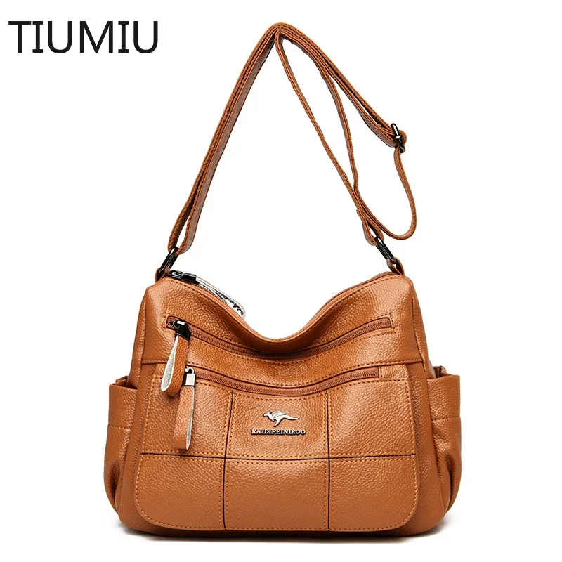 

Genuine Brand Leather Sac Luxury Handbags Purse Women Bags Designer Shoulder Crossbody Messenger Bags Female 2021 Waterproof Bag