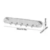 5 Hooks Rotating Suction Cup Hooks Punch-Free Strong Load-Bearing Bathroom Towel Rack Wall Mounted Corrugated Row Hook 6
