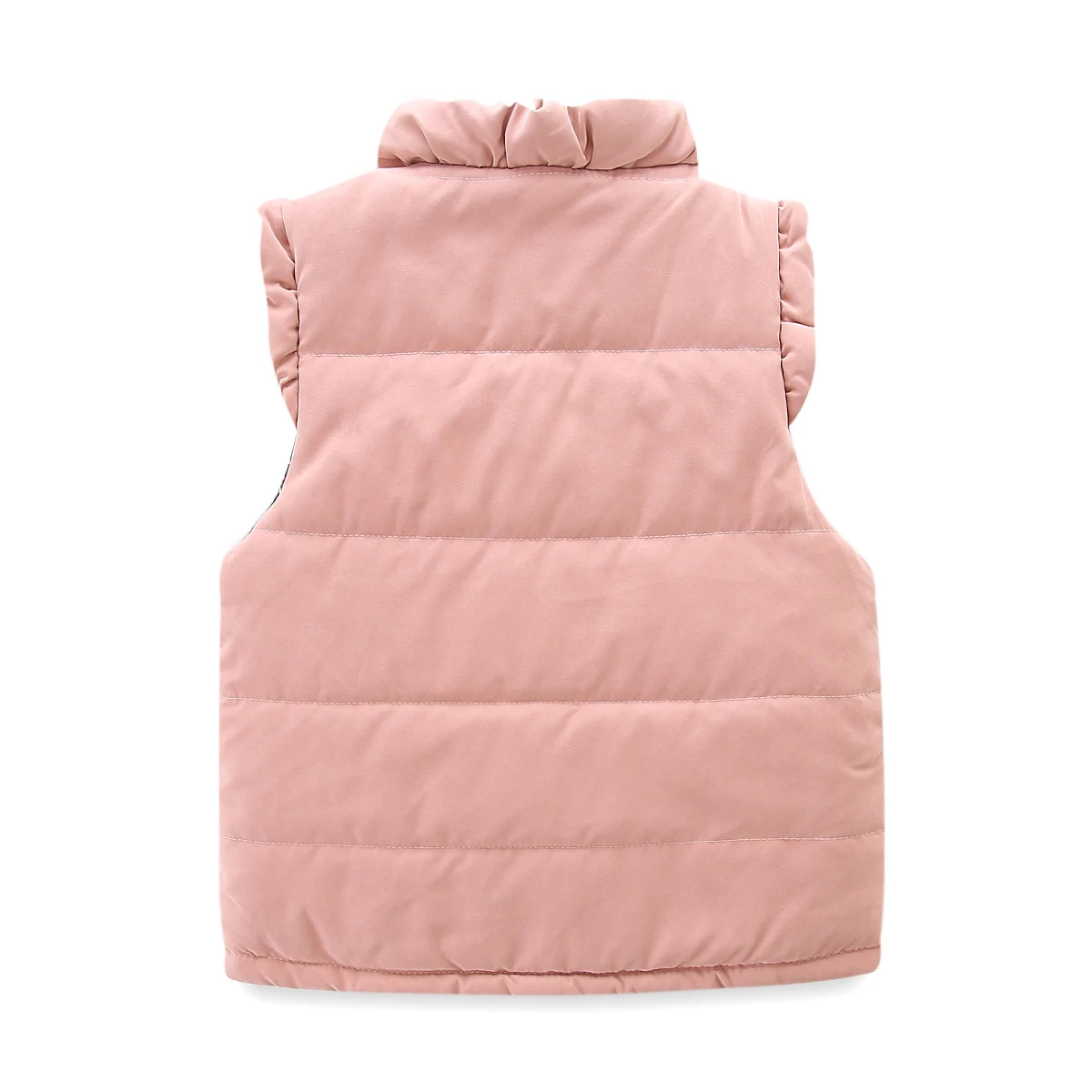 Mudkingdom Lightweight Girls Vest Jacket Snap Button Down Girls Sleeveless Outerwear Winter Waistcoat Gilet Puffy Coats
