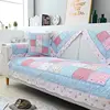 Cotton Fabric Four Seasons Sofa Cover Couch Cover Floral Plaid Printed Sofa Towel for Living Room lounge 6