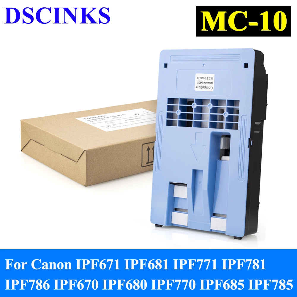 Tanque de Manutenção para Impressora Canon Mc10 Ipf671 Ipf681 Ipf771 Ipf781 Ipf786 Ipf670 Ipf680 Ipf770 Ipf685 Ipf785
