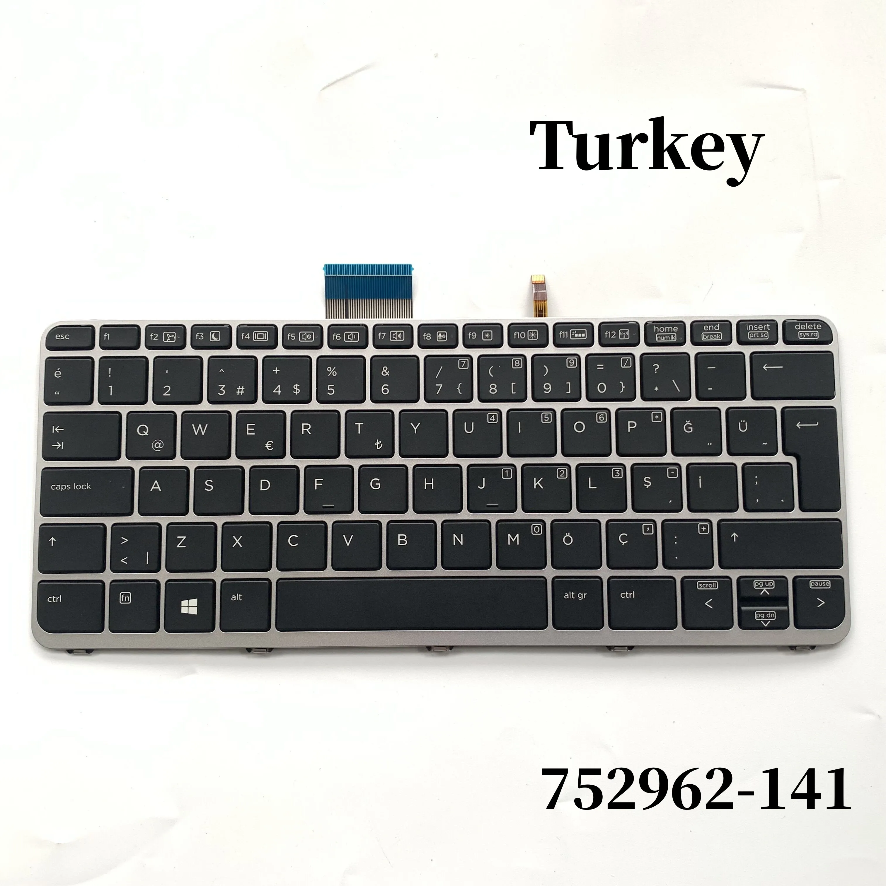 Premium Silver Backlit Keyboard