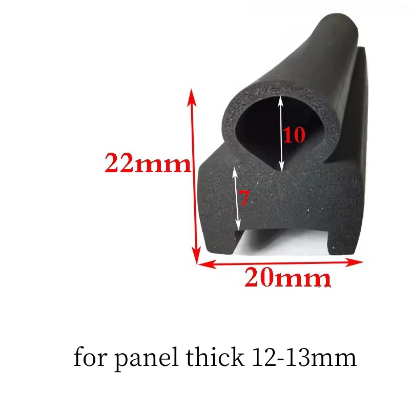 Junta De Goma EPDM En Forma De U Autoadhesiva - 6 Metros X 1.6 Mm, Para Proteger Bordes De Metal, Vidrio O Muebles