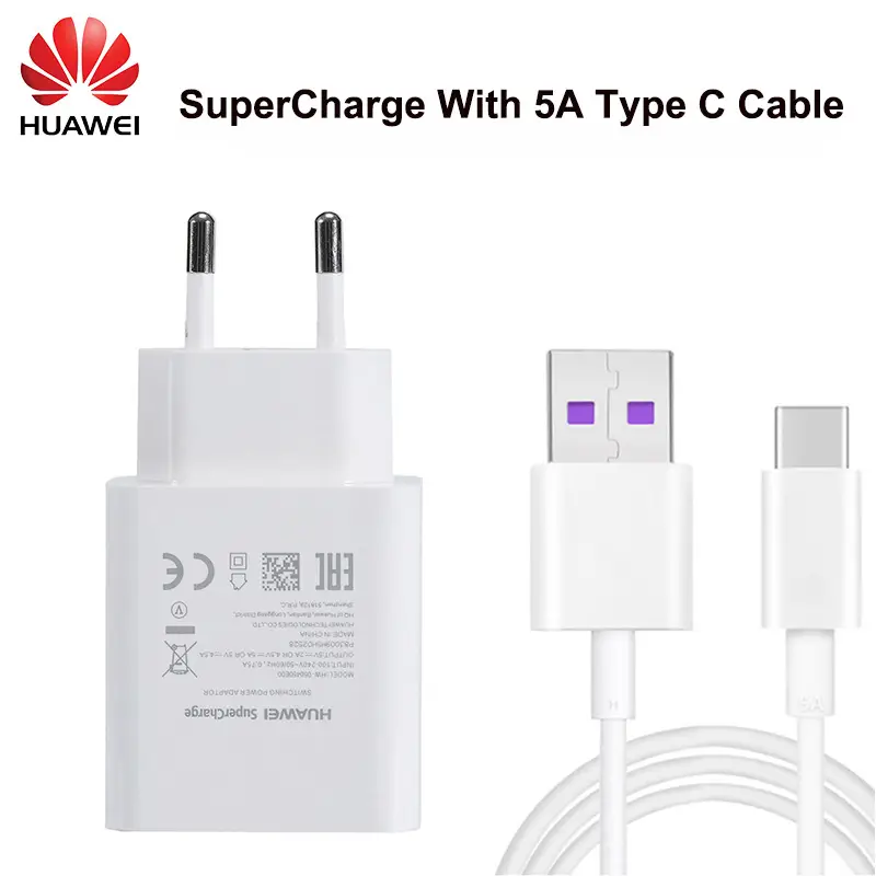 Official Huawei Fast Charger 22.5W Supercharge 5A Type C Cable For Mate 10 20 30 Pro P40 P30 P20 Pro P9 P10 Plus Honor 10 20 V10 - Image 3
