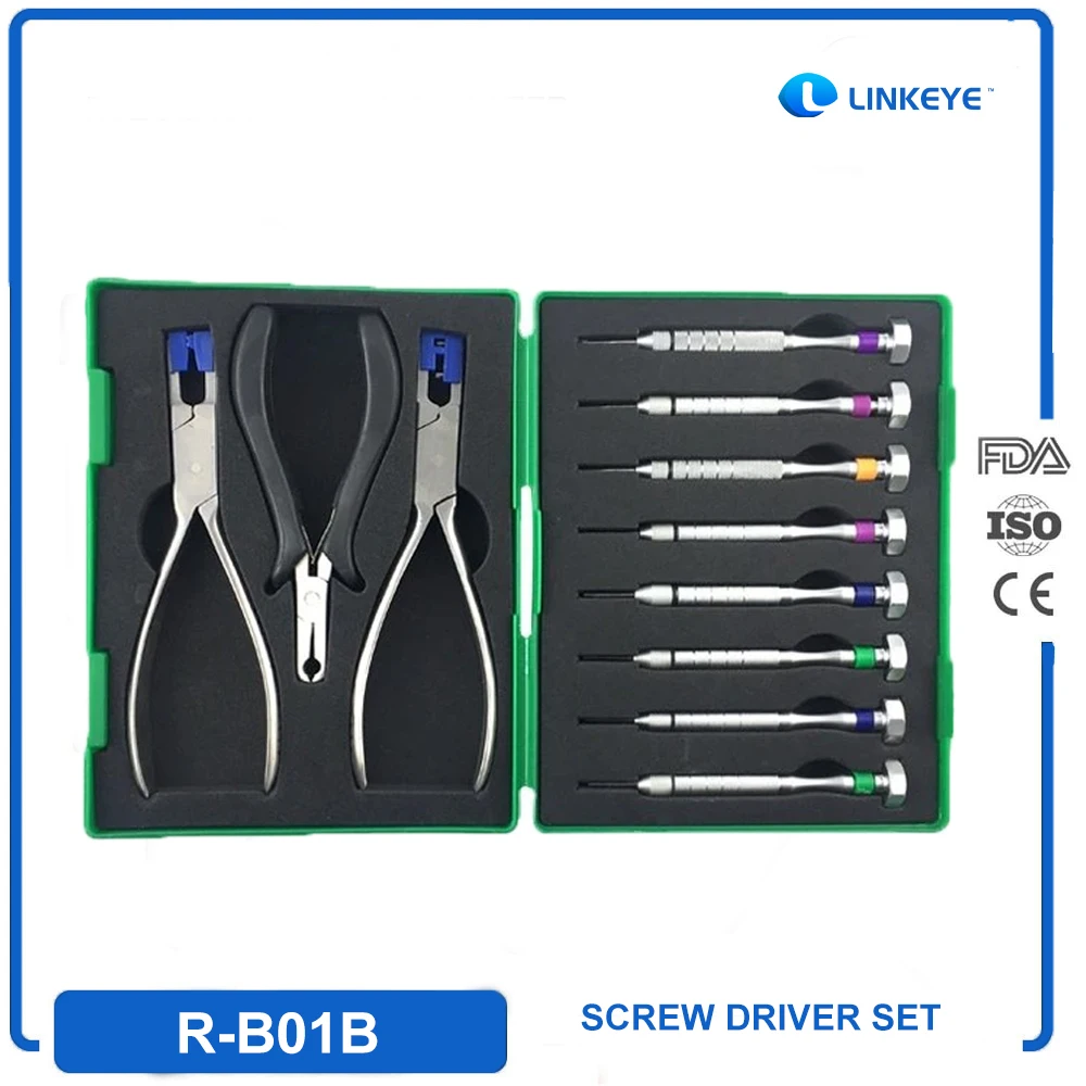 

LINKEYE Высококачественная оптическая безободковая фотоотвертка, набор фотоотверток