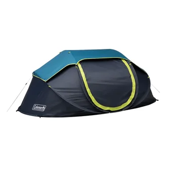 Coleman Pop-up 2-Person Camp Tent with Dark Room Technology 2