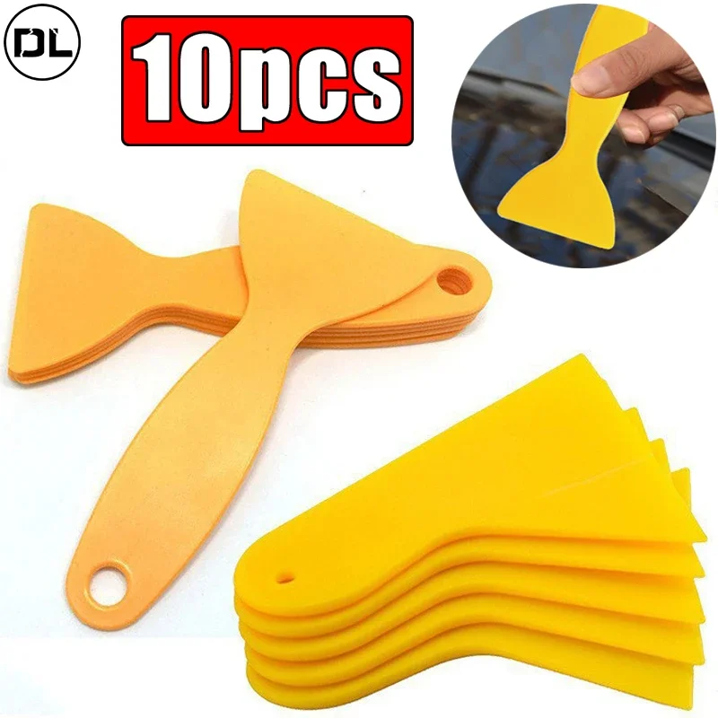 Car Wrapping Tools Vinyl Squeegee Window Tinting Squeegee Automotive Film Tools Car Film Scraper Window Tint Squeegee Car Vinyl Scraper 10pcs Mini Car Film Wrap Scraper Tools