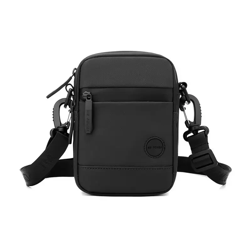 Nylon Crossbody Bag for Men with USB Headphone Jack