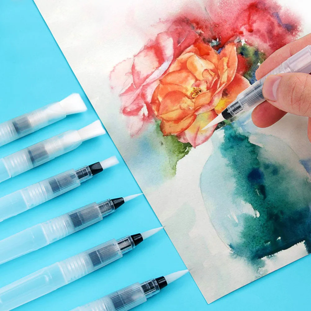 

Watercolor Brush Pens Water Soluble Colored Pens Aqua Coloring Brush Painting Pens