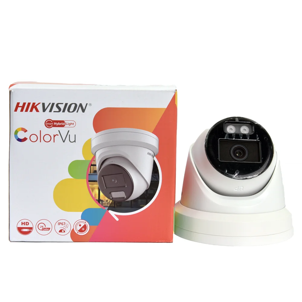 Hikvision 8MP IP Camera 4K AcuSense ColorVu MIC – DS-2CD2387G2H-LIU Turret Black