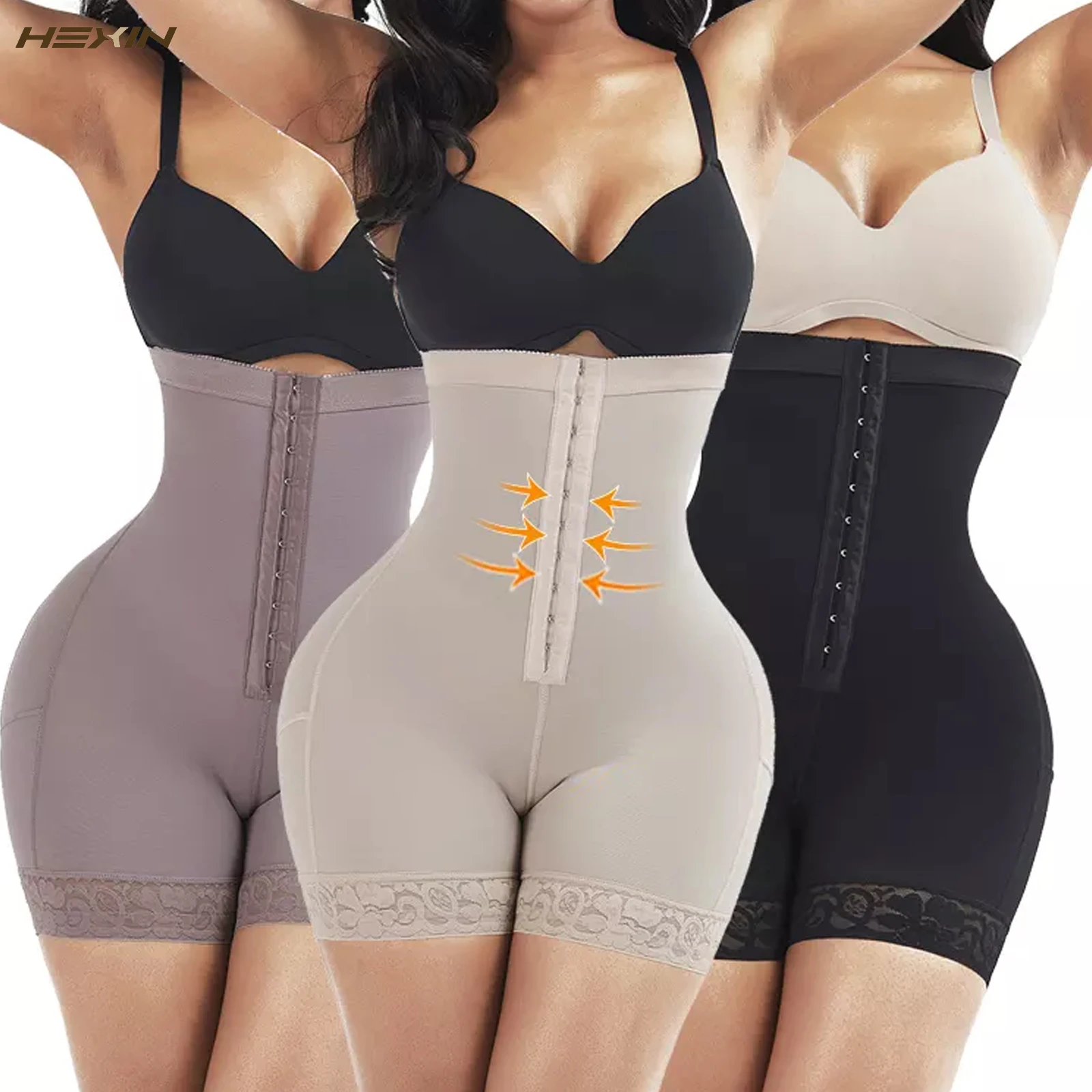 

Colombianas Fajas Butt Lifter Shapewear Fake Buttocks Adjustable Control panties Straps Hip Pads Enhancer Shapwear Brief Slimmer