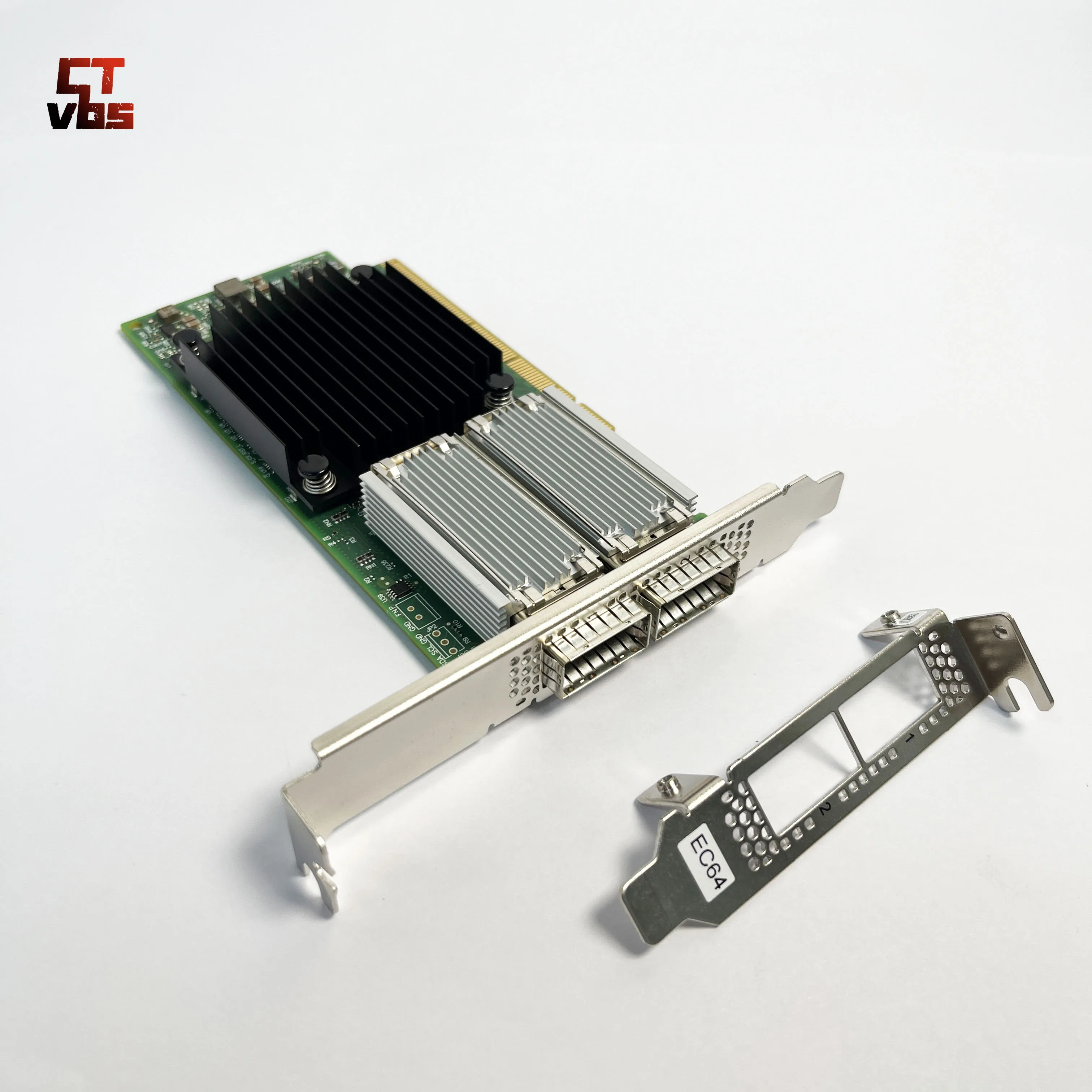 멜라녹스 MCX516A-CCAT ConnectX ® -5 EN 네트워크 인터페이스 카드 CX516A 100GbE 듀얼 포트 QSFP28 PCIe3.0 x 16 브래킷 모두