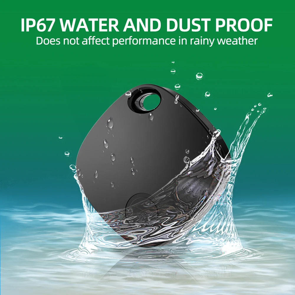 Jimi AT2301 Bluetooth Tag GPS Tracker Anti-lose Security Smart Finder Tracker For Apple Find My Key Earbud Luggage IOS MFi Finer
