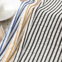 Women's Casual Vertical Striped Comfortable Breathable Elastic Waist Belted Daily Wear Casual Tapered Crop Pants With Pockets - Image 6