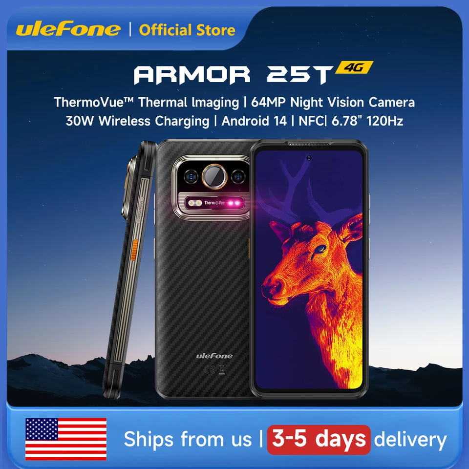 Ulefone Armor 25T Rugged Waterproof Smartphone