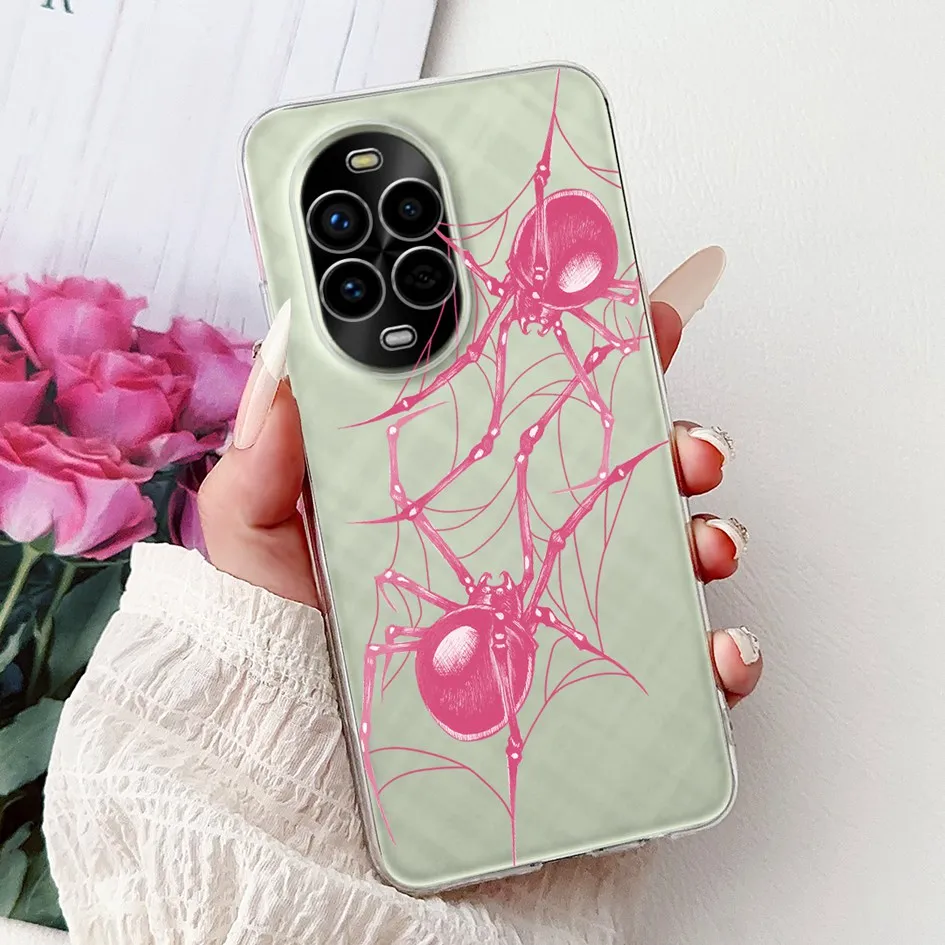Floral Butterfly Soft Silicone Phone Case - Clear Protective Cover
