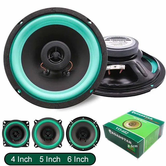 4/5/6.5 Inch Universal Car Coaxial Speakers HiFi Automotive Audio Full Range Frequency Subwoofer Enhanced Car Stereo Sound 1
