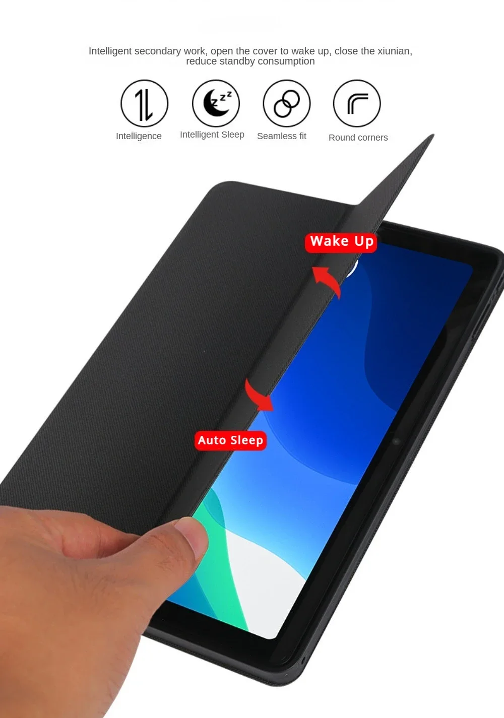 スマートカバー Chuwi Hi10 XPro 2023 タブレットケース 10.1
