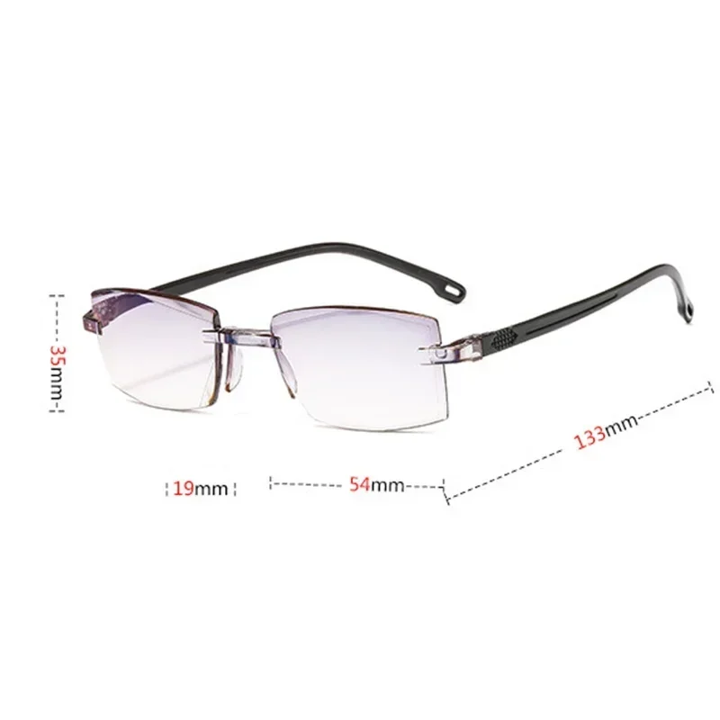 Eyewear Sapphire High Hardness anti blue light glasses Progressive Far and Near Dual-Use For Men Women