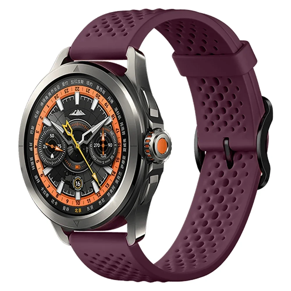 Premium Silicone Quick Release Watch Strap, 22mm