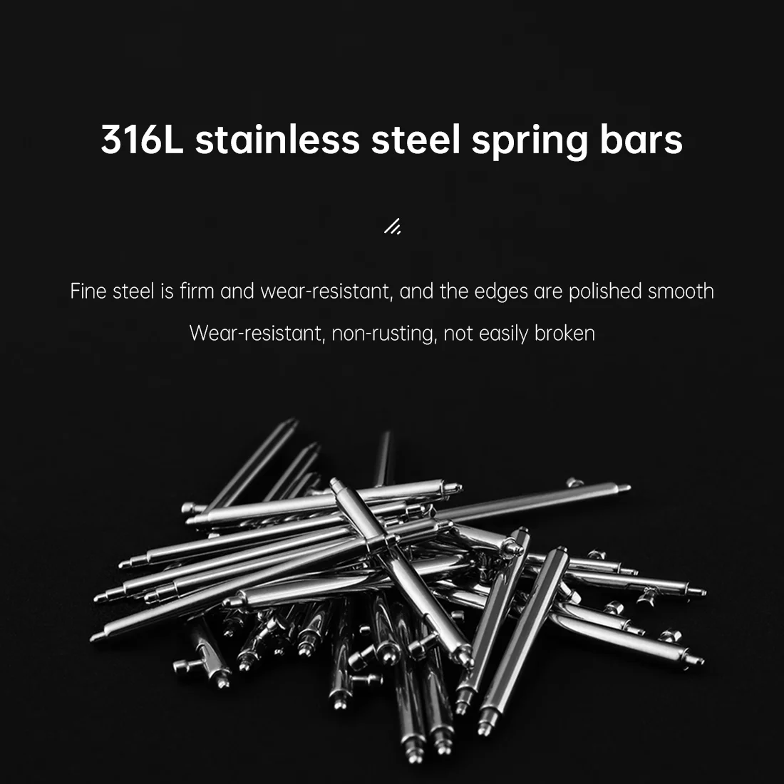 Maikes Premium Quick Release Stainless Steel Spring Bars